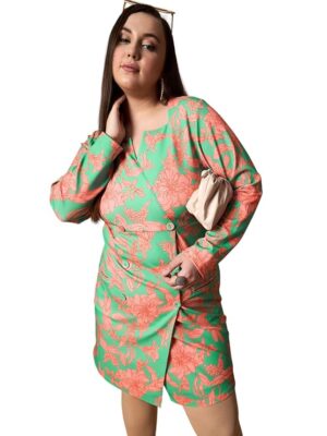 Curve Women Blazer Dress (Size 6 XL)